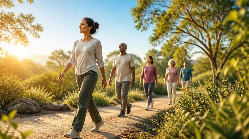 Mindful Walking for Energy Flow