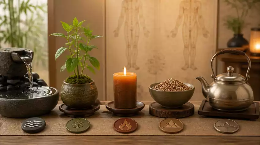 Five Elements and Meridian Pathways